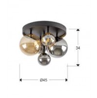 PLAFONIERA DARK 439244